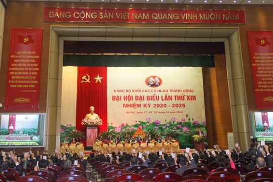 Đại hội đại biểu Đảng bộ Khối các cơ quan Trung ương lần thứ XIII thành công tốt đẹp