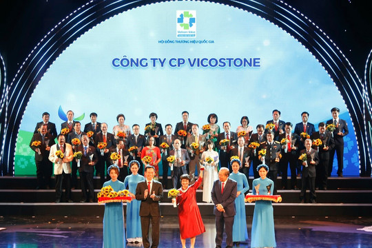 Vicostone được vinh danh thương hiệu quốc gia