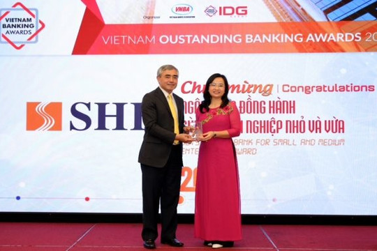 SHB thắng lớn trong lễ trao giải Ngân hàng Việt Nam tiêu biểu 2020