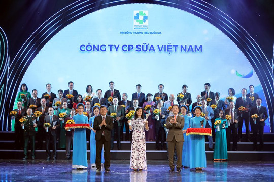 Vinamilk được vinh danh Thương hiệu quốc gia lần thứ 6 liên tiếp