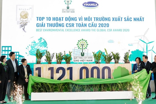 Hoàn thành cột mốc “1 triệu cây xanh cho Việt Nam”
