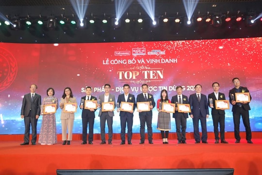 Vinh danh 100 sản phẩm - dịch vụ tin dùng năm 2020