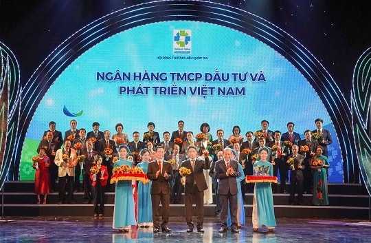 BIDV lần thứ 6 được vinh danh Thương hiệu Quốc gia