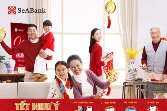 SeABank: Gần 6 tỷ đồng quà tặng cho khách hàng dịp năm mới