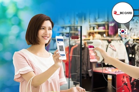 Sacombank triển khai thanh toán QR tại điểm chấp nhận thanh toán BC Card ở Hàn Quốc