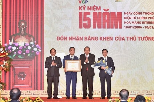 Kỷ niệm 15 năm Cổng Thông tin điện tử Chính phủ hoà mạng internet toàn cầu