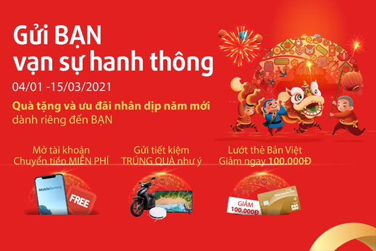 Ngân hàng Bản Việt triển khai khuyến mại dịp năm mới