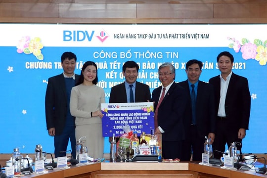 BIDV dành 60.000 suất quà trị giá 30 tỷ đồng tặng quà Tết cho người nghèo