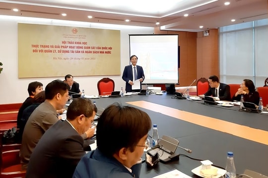 Nâng cao hiệu quả hoạt động giám sát của Quốc hội đối với tài sản nhà nước
