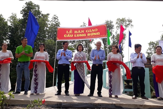 Mcredit xây cầu tặng người dân Cà Mau nhân dịp năm mới 2021