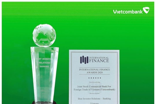 Vietcombank tiếp tục được vinh danh bằng 2 giải thưởng quốc tế