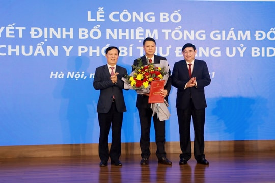 Ông Lê Ngọc Lâm được bổ nhiệm chức vụ Tổng Giám đốc BIDV