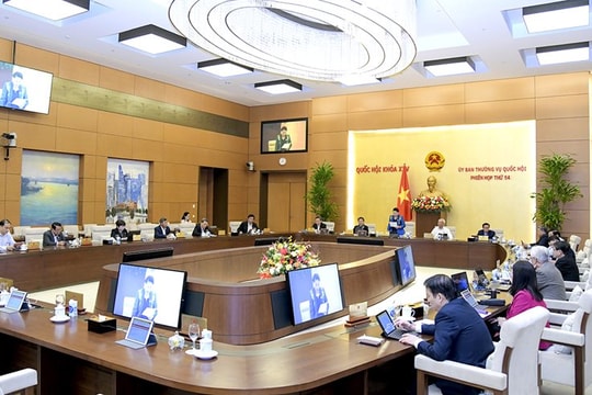 Khai mạc phiên họp thứ 54 của Ủy ban Thường vụ Quốc hội