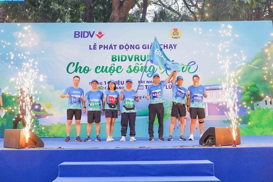 BIDV tổ chức giải chạy "BIDVRun - Cho cuộc sống xanh" 