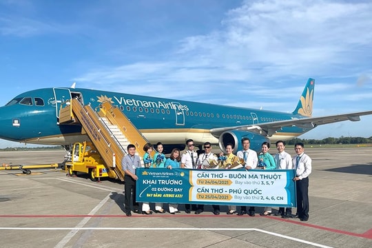 Vietnam Airlines chính thức khai thác thêm 9 đường bay đến Phú Quốc