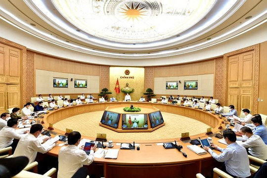 Nghị quyết phiên họp Chính phủ thường kỳ tháng 4/2021