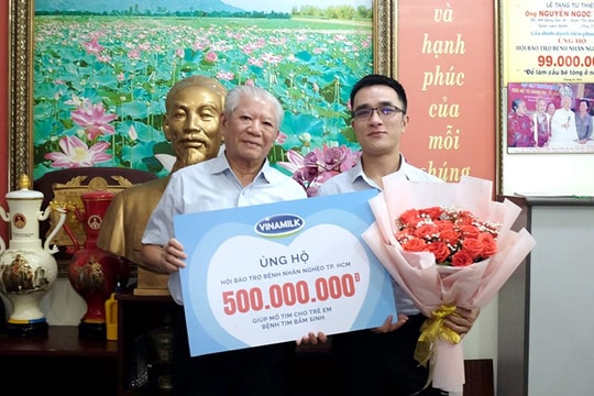 Vinamilk tiếp tục chương trình hỗ trợ kinh phí mổ tim cho trẻ em nghèo trong năm 2021
