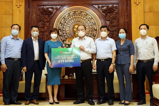 VPBank tiếp tục ủng hộ 10 tỷ đồng phòng, chống dịch COVID-19