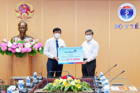 VietinBank đã dành gần 100 tỷ đồng cùng Chính phủ, địa phương phòng, chống dịch COVID-19