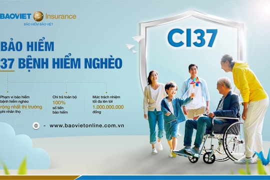 Bảo hiểm Bảo Việt triển khai bảo hiểm 37 bệnh hiểm nghèo