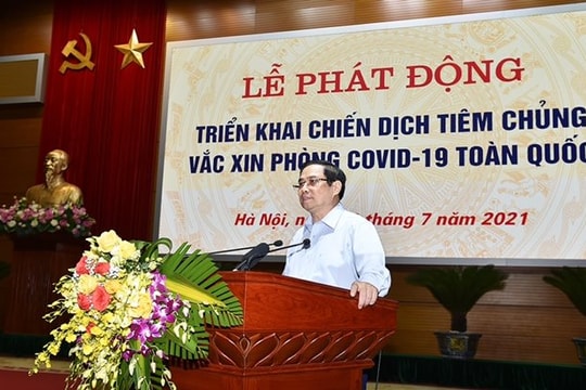 Mục tiêu của chiến lược vaccine là tiêm miễn phí hàng năm cho nhân dân để đạt được sự miễn nhiễm cộng đồng