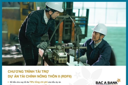 BAC A Bank ưu đãi cho vay từ Dự án tài chính Nông thôn II (RDFII)