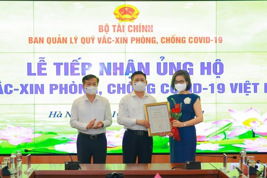NCB ủng hộ  thêm 5 tỷ đồng cho Quỹ Vắc-xin phòng, chống  COVID-19 