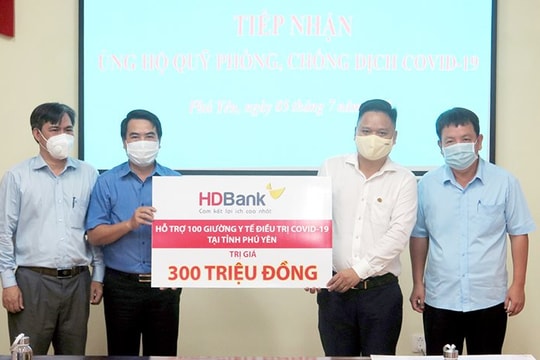 HDBank tặng 100 giường y tế cho tỉnh Phú Yên