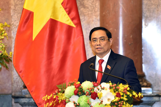 Thủ tướng Phạm Minh Chính động viên các lực lượng tuyến đầu phòng, chống dịch COVID-19