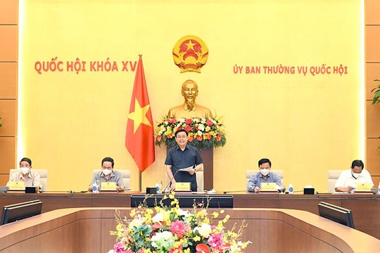 Phiên họp thứ 2 của Ủy ban Thường vụ Quốc hội sẽ diễn ra trong 2 ngày