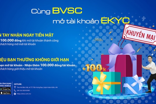 Chứng khoán Bảo Việt ra mắt dịch vụ mở tại khoản trực tuyến eKYC