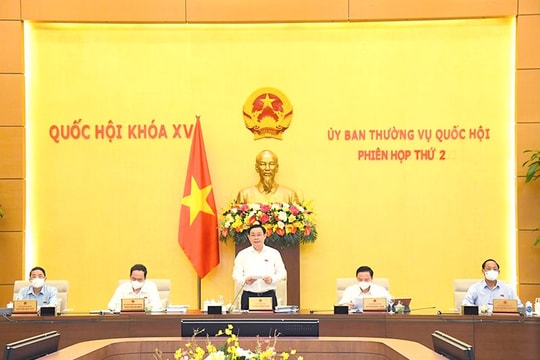 Ủy ban Thường vụ Quốc hội khóa XV khai mạc phiên họp thứ 2