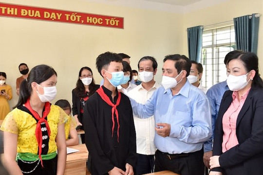 Thủ tướng Chính phủ Phạm Minh Chính động viên ngành giáo dục nhân dịp năm học mới