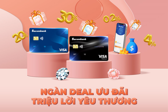 Sacombank triển khai nhiều ưu đãi nhân ngày Phụ nữ Việt Nam 20/10