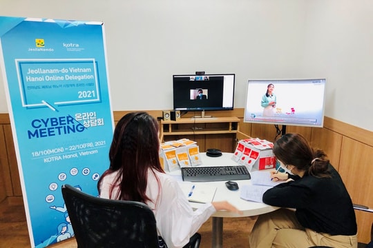  Hơn 50 cuộc giao thương trực tuyến liên tục giữa doanh nghiệp Việt và các nhà cung cấp tỉnh Jeollanam-do, Hàn Quốc