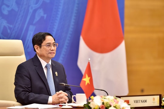 Thủ tướng Phạm Minh Chính đề nghị ASEAN - Nhật Bản phối hợp kiểm soát tốt đại dịch, phục hồi các chuỗi cung ứng