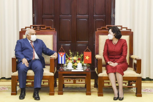 Thống đốc Ngân hàng Nhà nước tiếp Đại sứ Cộng hòa Cuba tại Việt Nam
