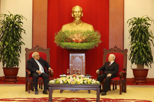 Tổng Bí thư Nguyễn Phú Trọng tiếp Đại sứ Cộng hòa Cuba tại Việt Nam