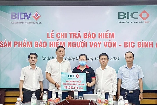 BIC chi trả bảo hiểm cho khách hàng hơn 730 triệu đồng