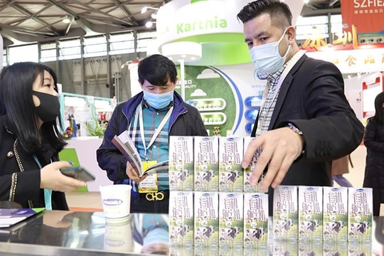 Sữa tươi của Vinamilk chính thức “chào sàn” tại triển lãm quốc tế hàng đầu Thượng Hải
