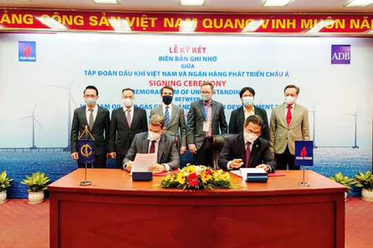 ADB và PVN thiết lập quan hệ đối tác thúc đẩy phát triển năng lượng xanh tại Việt Nam