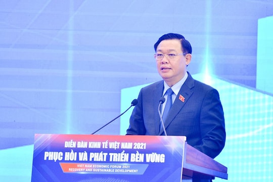 Chủ tịch Quốc hội Vương Đình Huệ: Diễn đàn Kinh tế Việt Nam 2021 có ý nghĩa rất quan trọng