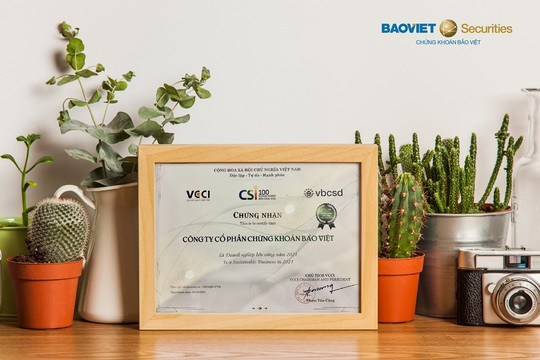 BVSC được vinh danh trong Top 100 doanh nghiệp bền vững năm thứ liên tiếp