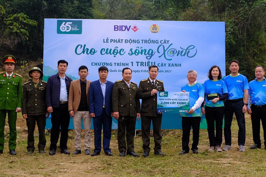 BIDV khởi động Chương trình trồng "1 triệu cây xanh"