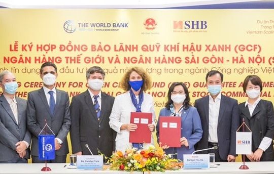 SHB và World Bank ký hợp đồng bảo lãnh Quỹ Khí hậu Xanh 