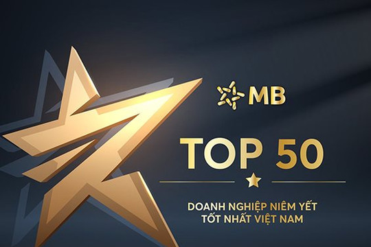 MB trong Top 50 công ty niêm yết tốt nhất Việt Nam 2021
