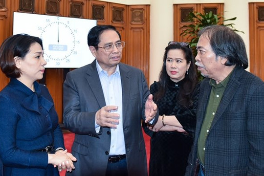 Phát triển văn học, nghệ thuật phải ngang tầm với phát triển kinh tế, chính trị, xã hội