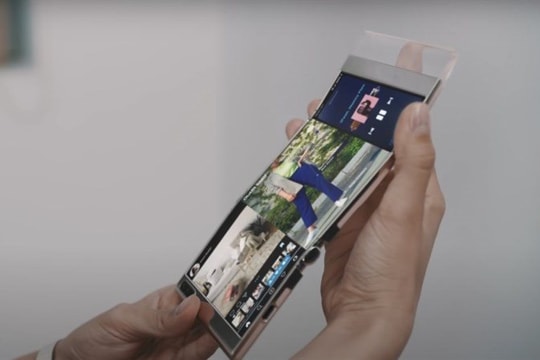 Samsung sẽ sản xuất điện thoại... hai màn hình trượt?
