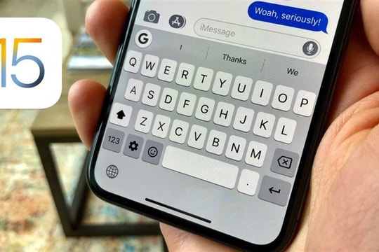 Cách khắc phục lỗi bàn phím iPhone bị giật, lag trên iOS 15