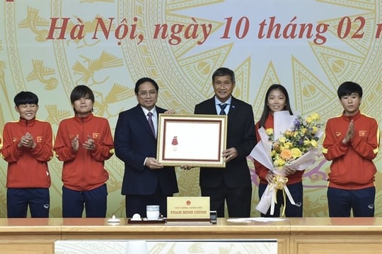 Thủ tướng Phạm Minh Chính: Các tuyển thủ đội bóng đá nữ là những “cô gái kim cương”